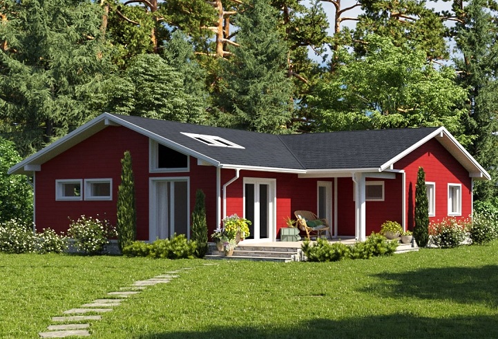 Skandinavische Holzhäuser