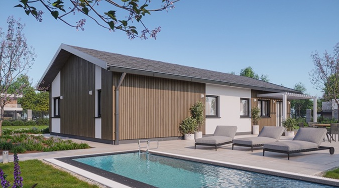 A modern prefab home perfect for families seeking fast construction.