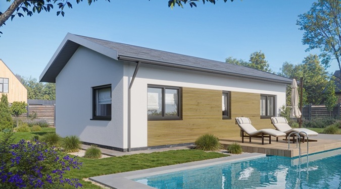 Explore a modern prefab home designed for efficiency, affordability, and modern living.